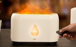 zenkuru luftfuktare med ledflamma