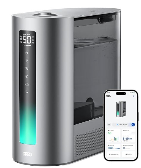 Dreo Smart luftfuktare för sovrum